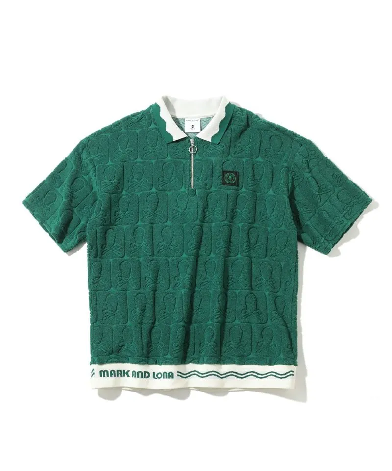 Herren Fader Pile Polo Grün