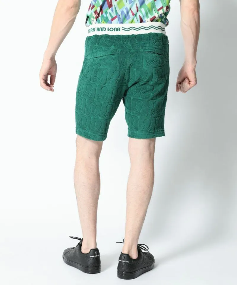 Herren Fader Pile Shorts Grün