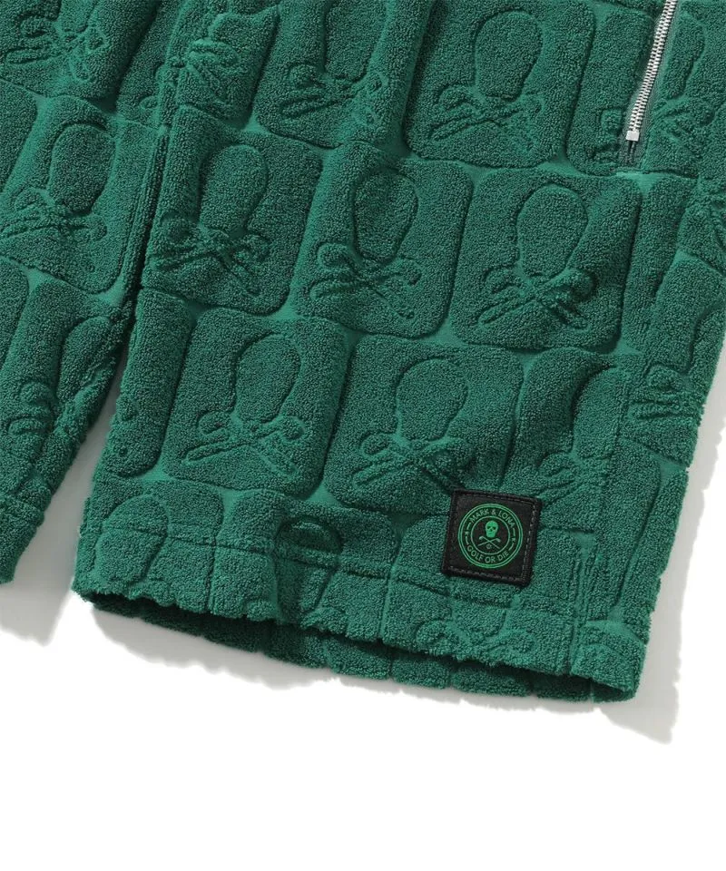 Herren Fader Pile Shorts Grün