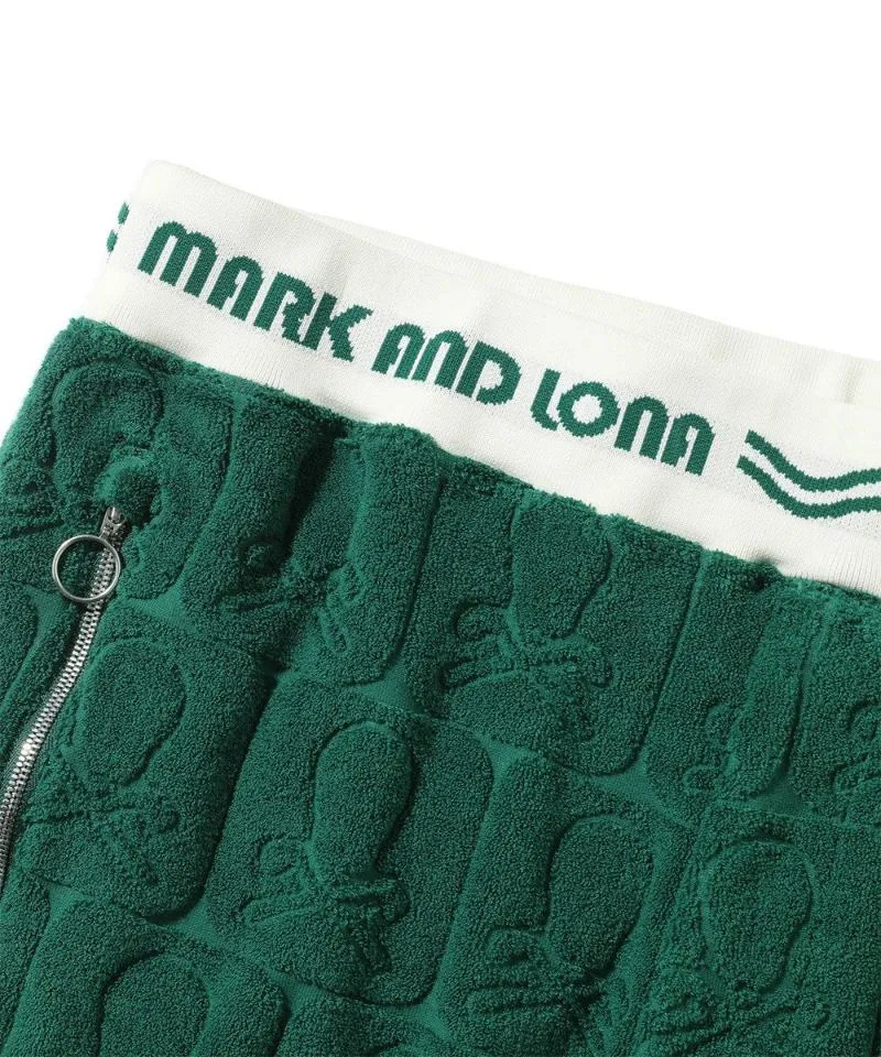 Herren Fader Pile Shorts Grün