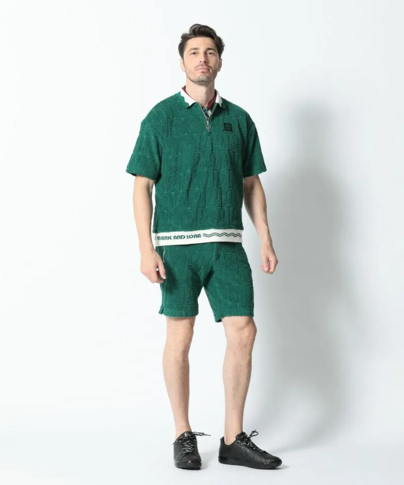 Herren Fader Pile Shorts Grün