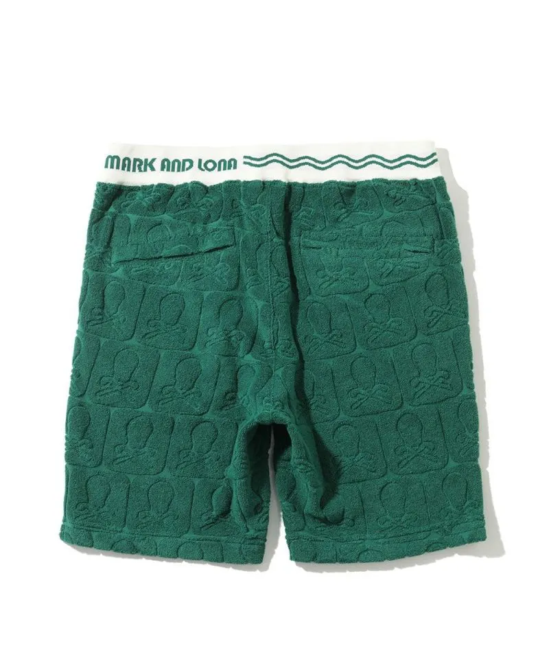 Herren Fader Pile Shorts Grün