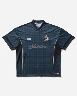 Herren-Fußballtrikot Schwarz Karo