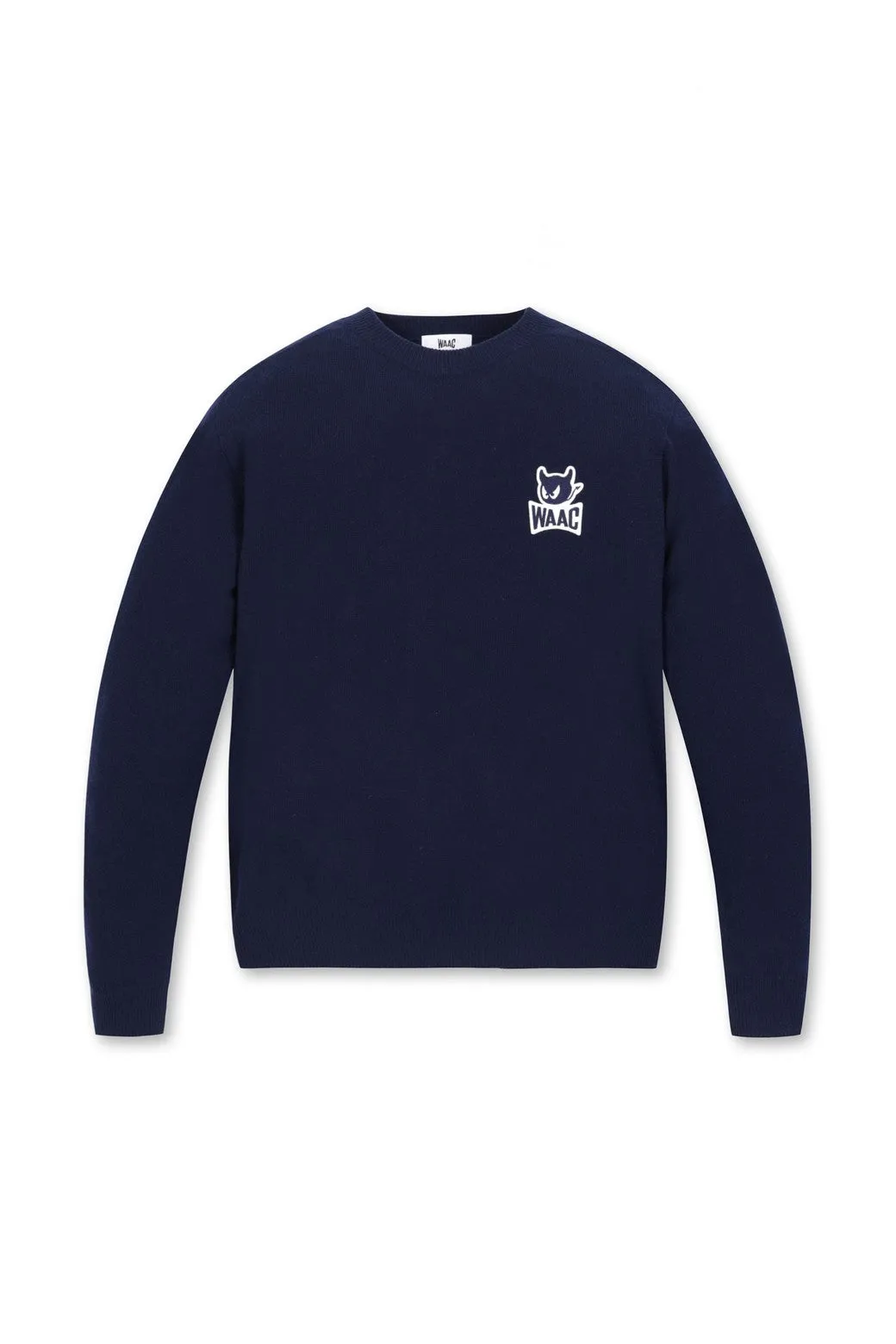 Herren GG Kaschmir Rundhalspullover Marineblau