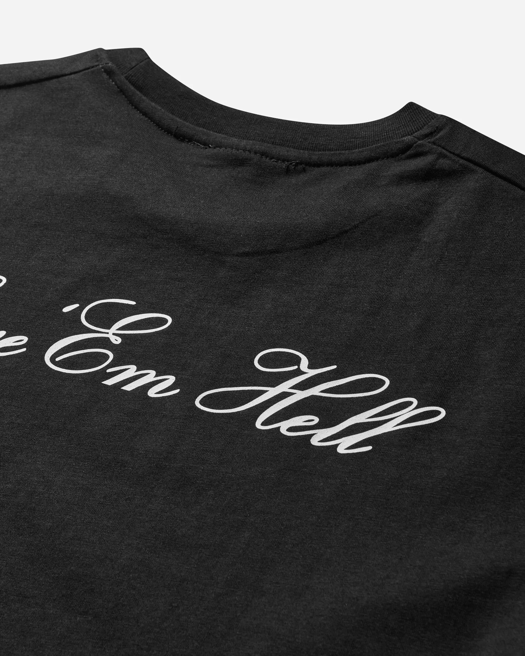 Herren Give 'em Hell T-Shirt Schwarz