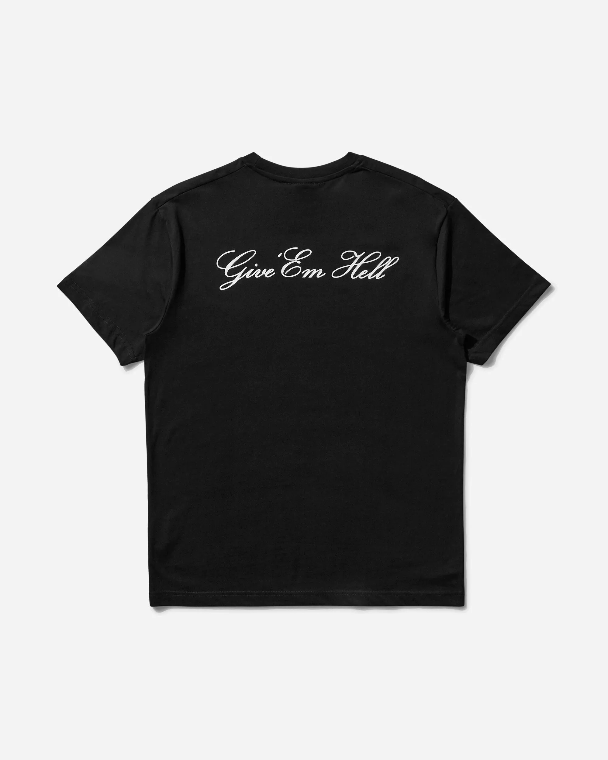 Herren Give 'em Hell T-Shirt Schwarz
