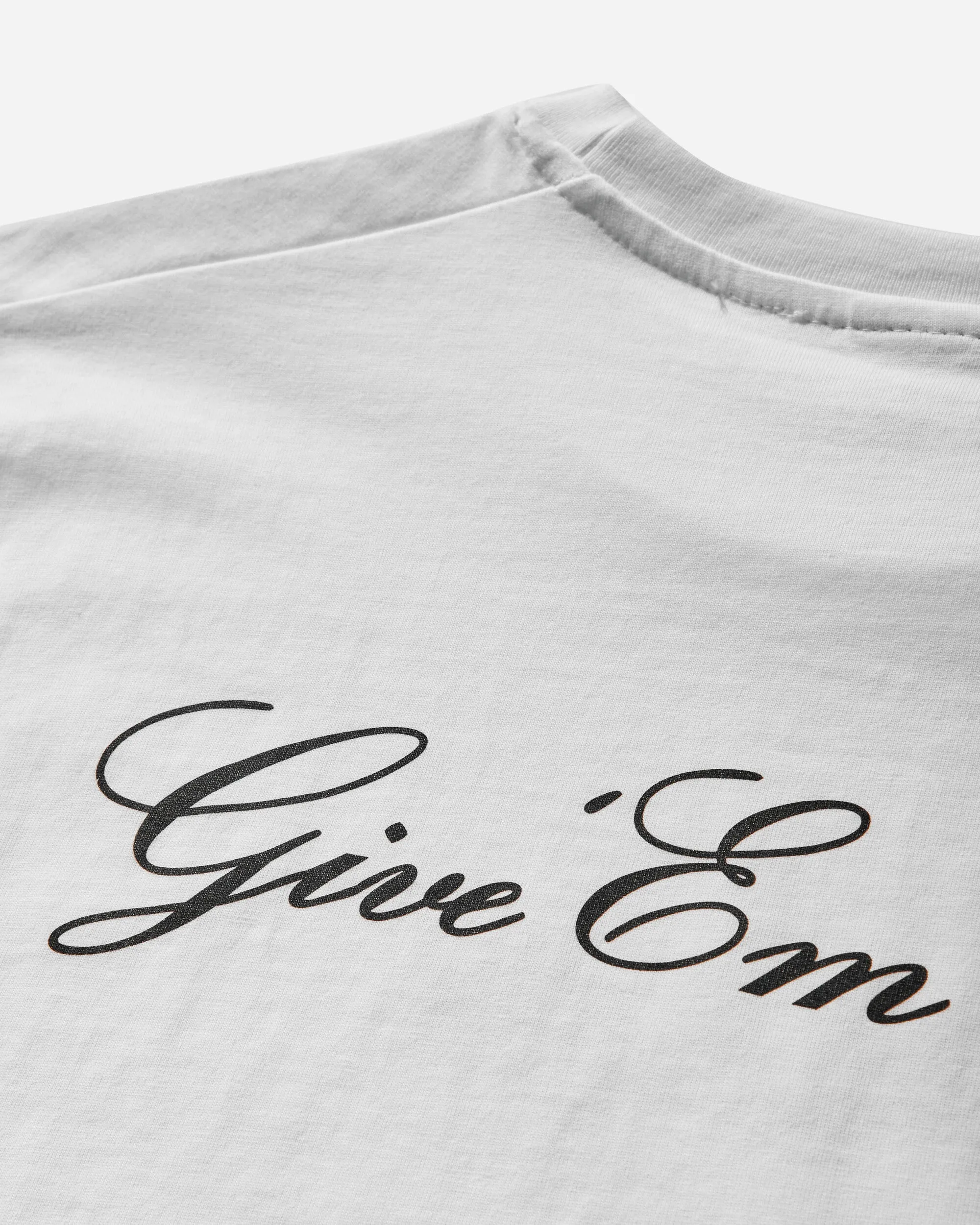 Herren Give 'em Hell T-Shirt Weiß