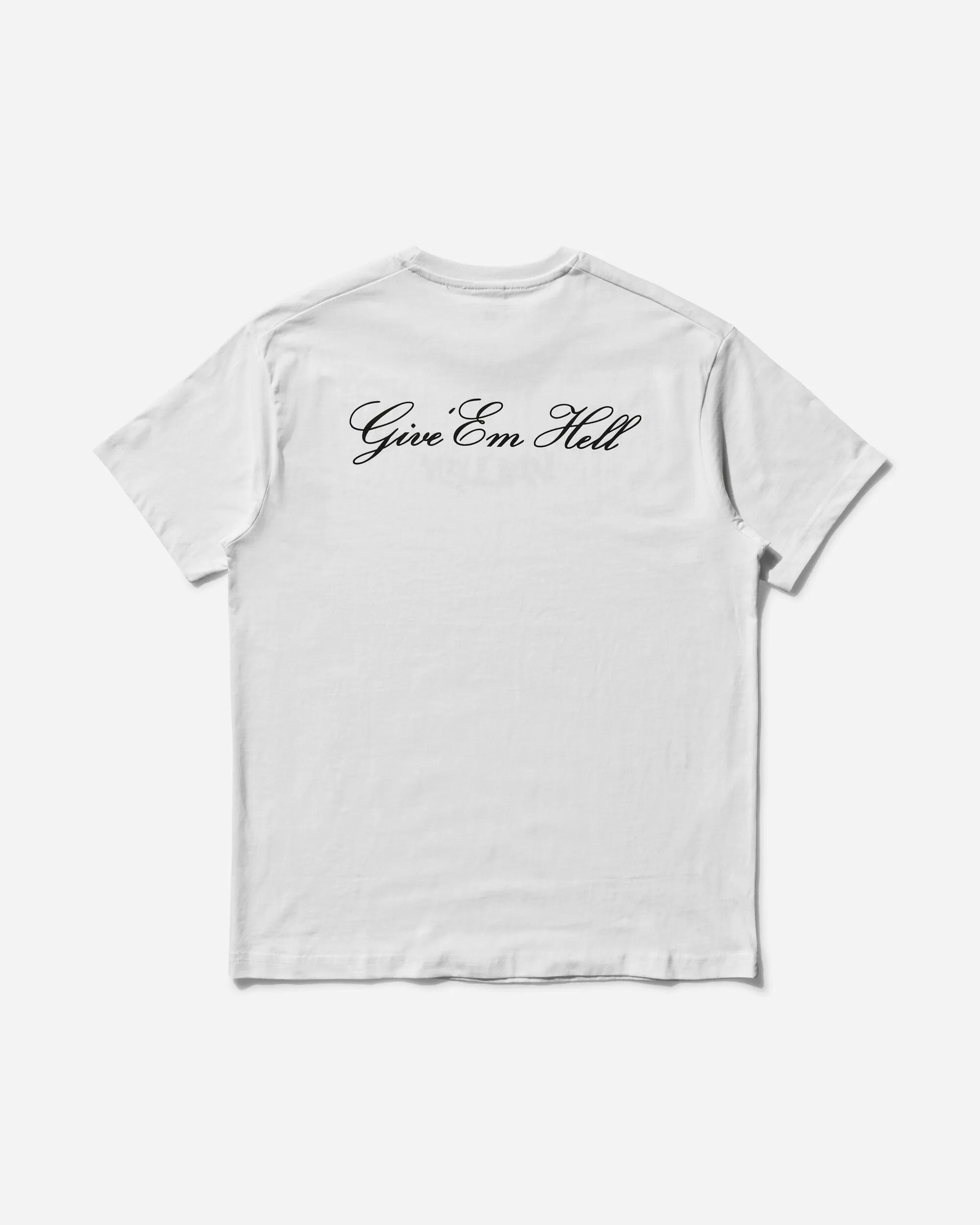 Herren Give 'em Hell T-Shirt Weiß