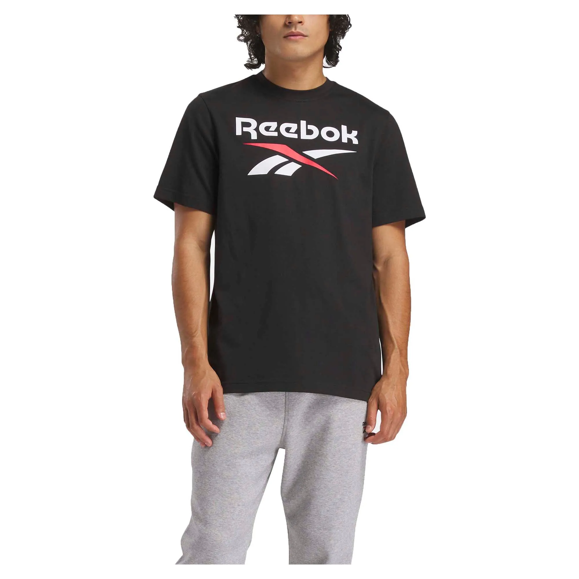 Herren Identity Stacked Logo T-Shirt