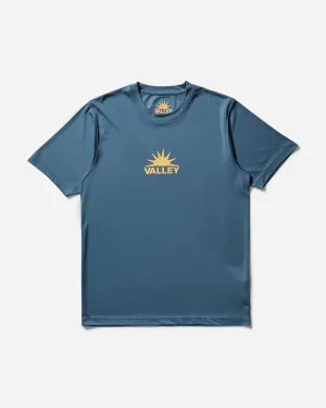 Herren Logo Trainings-T-Shirt Air Force Blau
