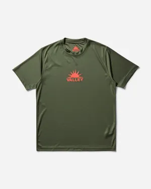 Herren Logo Trainingsshirt Erdiges Grün