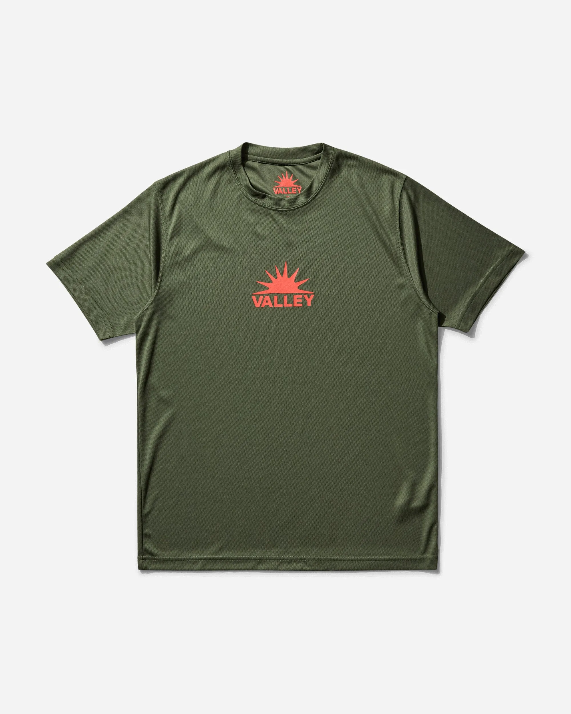 Herren Logo Trainingsshirt Erdiges Grün