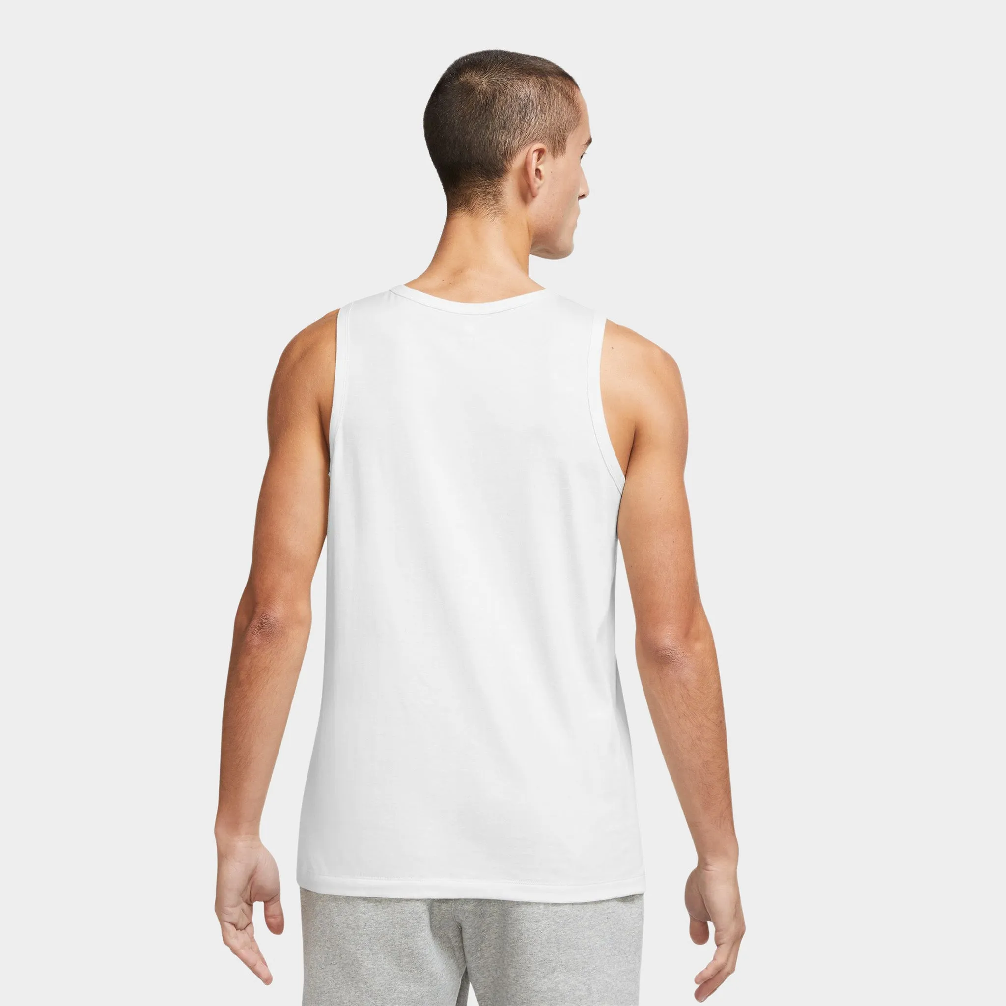 Herren Nike Nike Sportswear Club Tanktop Weiß / Schwarz