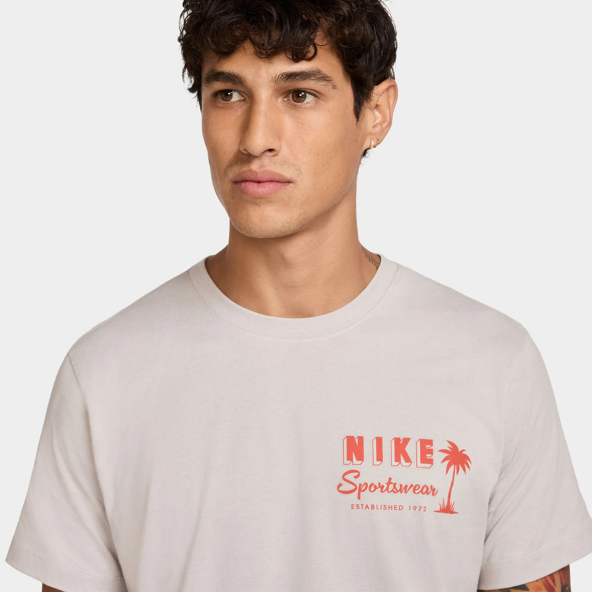 Herren Nike Nike Sportswear T-Shirt Süßes Hell Eisenstein / Zinnober
