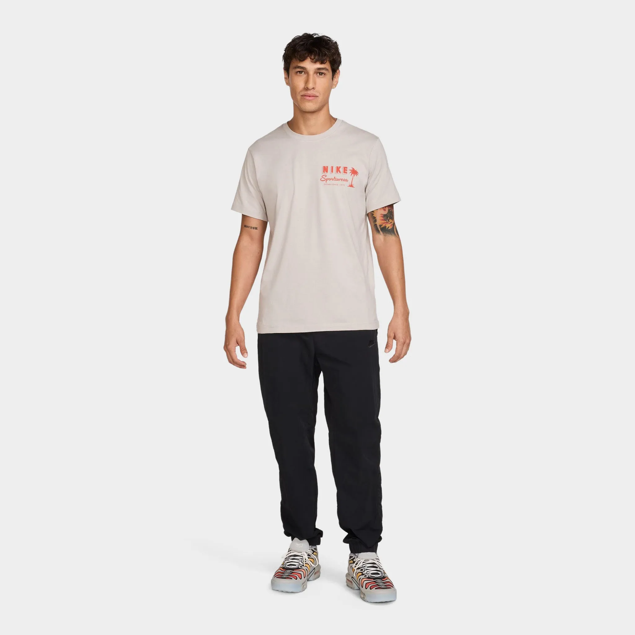 Herren Nike Nike Sportswear T-Shirt Süßes Hell Eisenstein / Zinnober