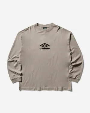 Herren OG Logo Langarm T-Shirt Taupe