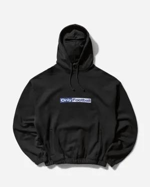 Herren-Fußball-Maskenkapuzenpullover Gewaschen Schwarz