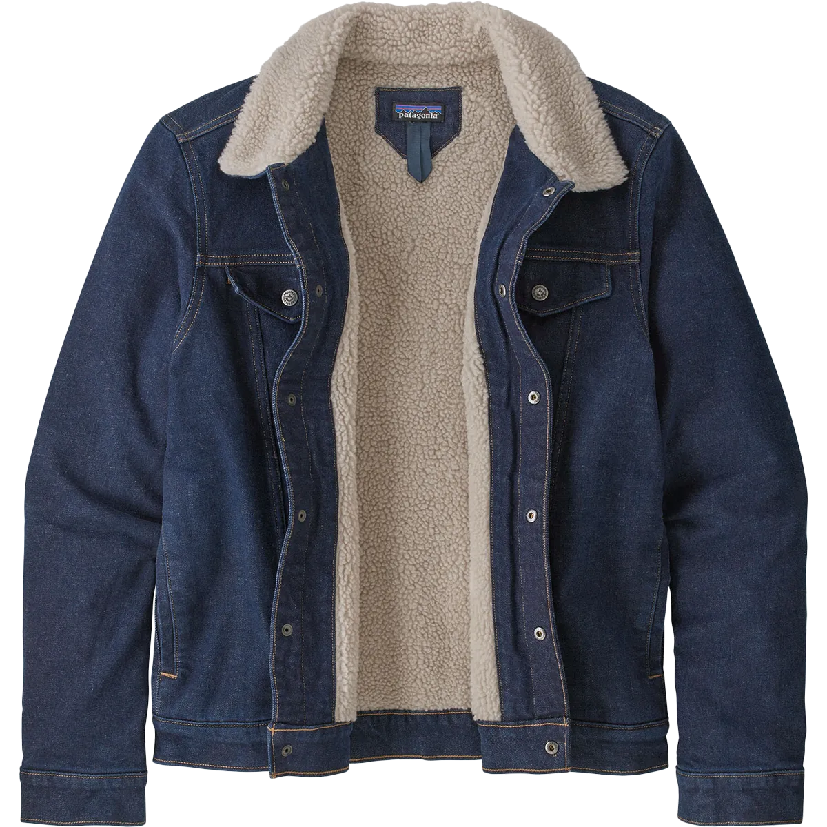 Herren Truckerjacke mit Futter aus Fleece von Patagonia