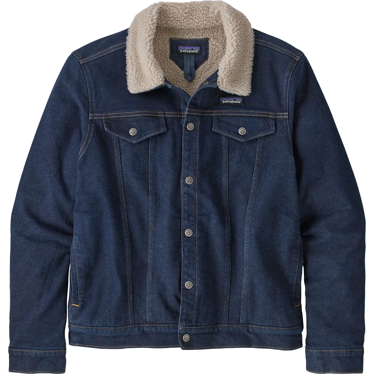Herren Truckerjacke mit Futter aus Fleece von Patagonia