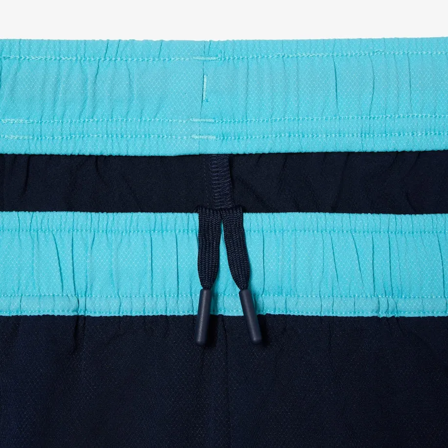 Herren Tennis-Shorts aus recyceltem Stoff mit Stretch in Marineblau