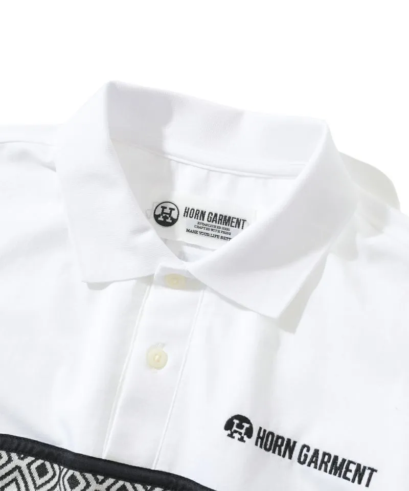 Herren Sand Polo Weiß