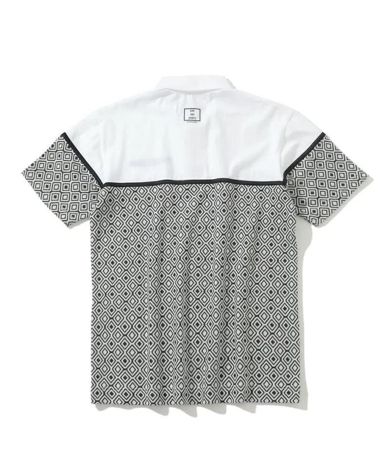 Herren Sand Polo Weiß
