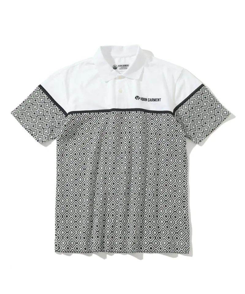 Herren Sand Polo Weiß