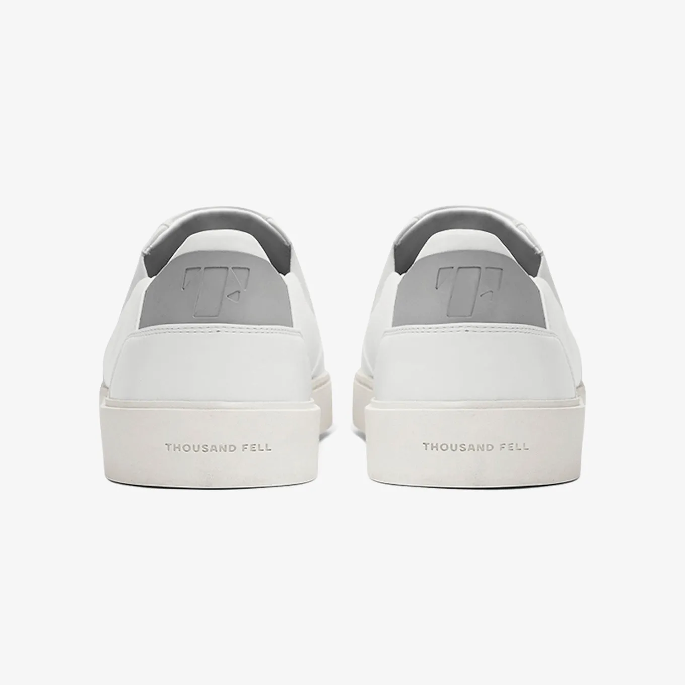 Herren Slip On | Weiß-Grau