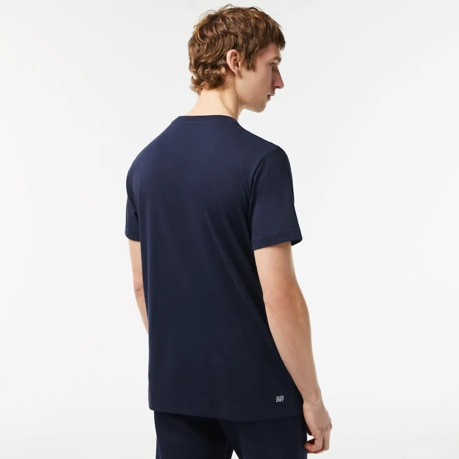 Herren SPORT Regular Fit Bio-Baumwolle T-Shirt Marineblau