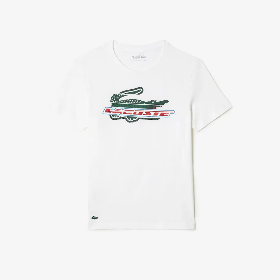 Herren SPORT Regular Fit Bio-Baumwolle T-Shirt Weiß
