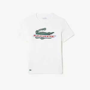 Herren SPORT Regular Fit Bio-Baumwolle T-Shirt Weiß