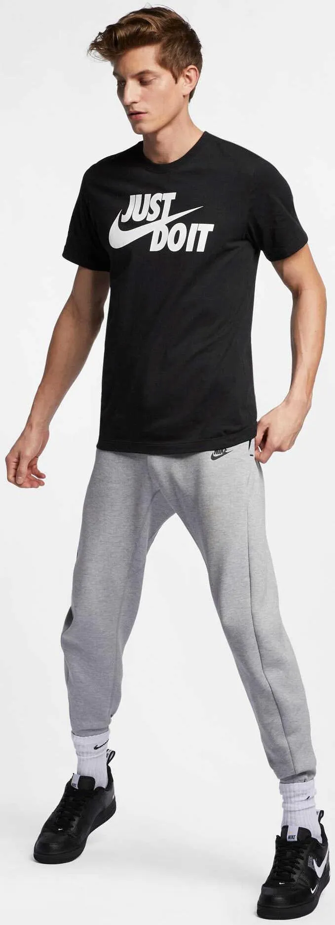Herren-Sportbekleidung Just Do It Swoosh T-Shirt