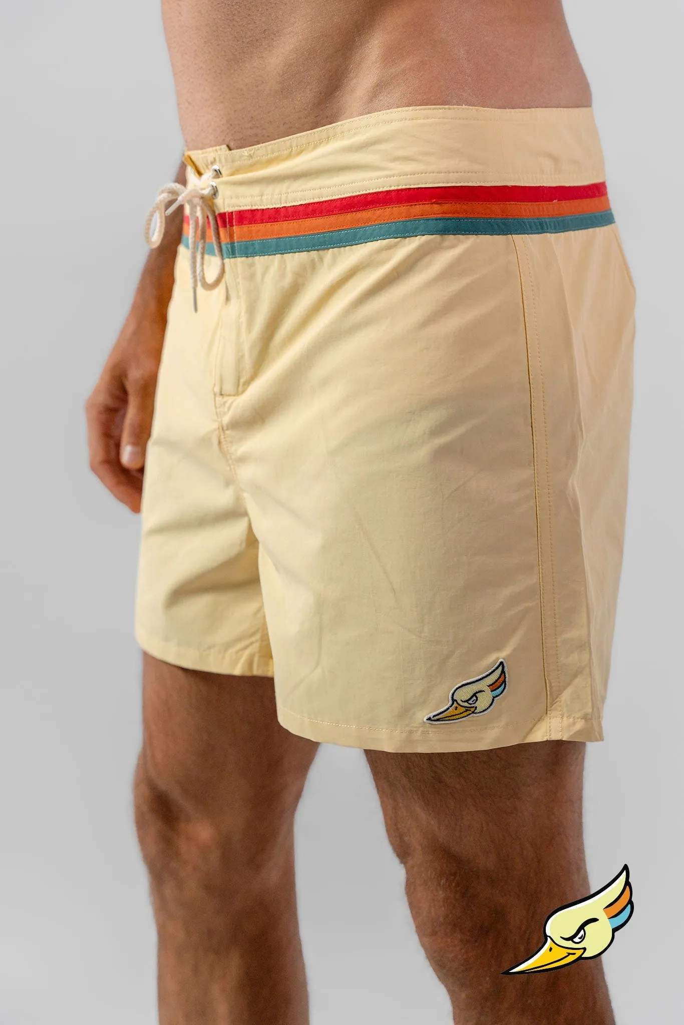 HERREN SCHWIMMSHORTS GELB