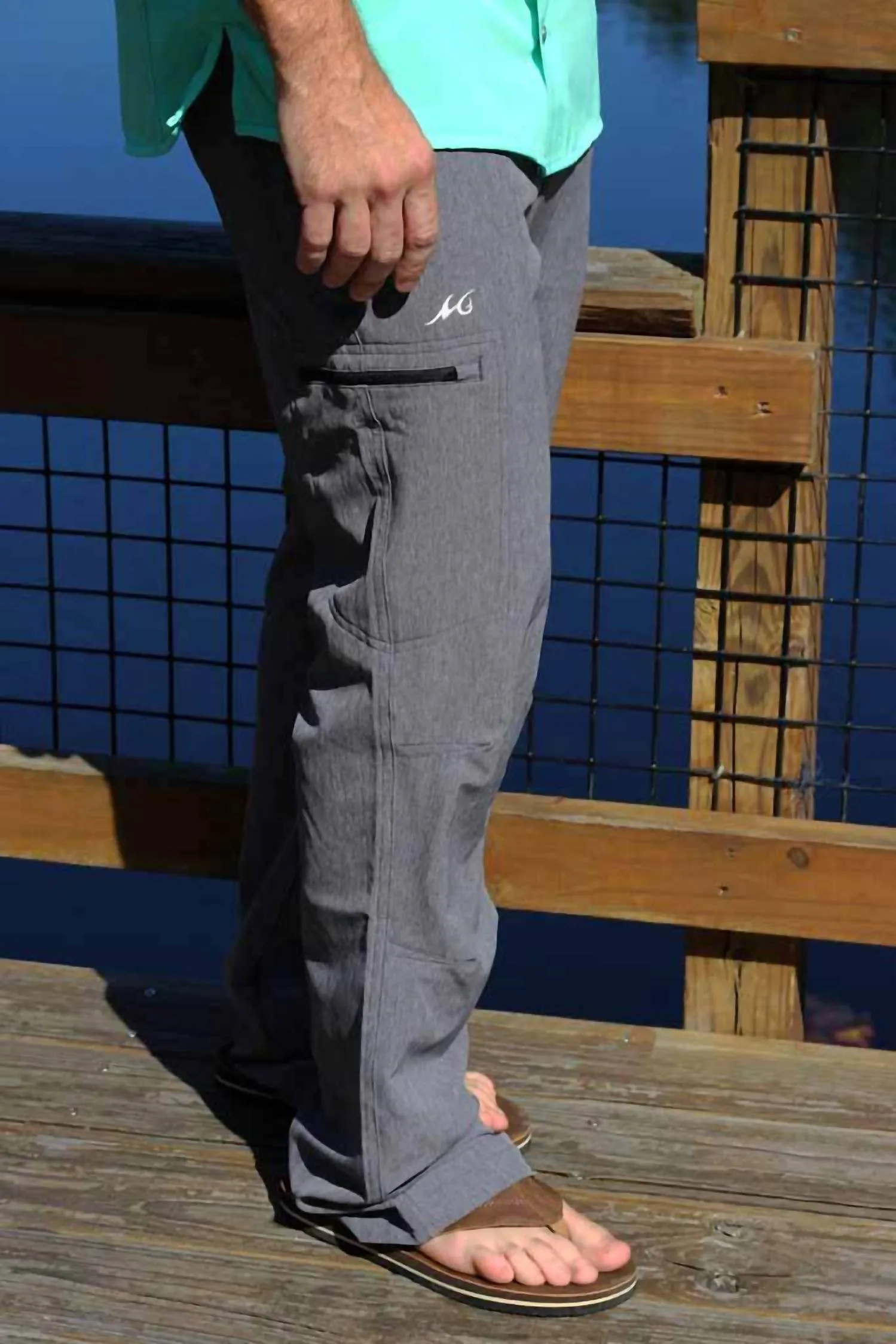 Herren Tailwater Hose in Tintenfischtinte