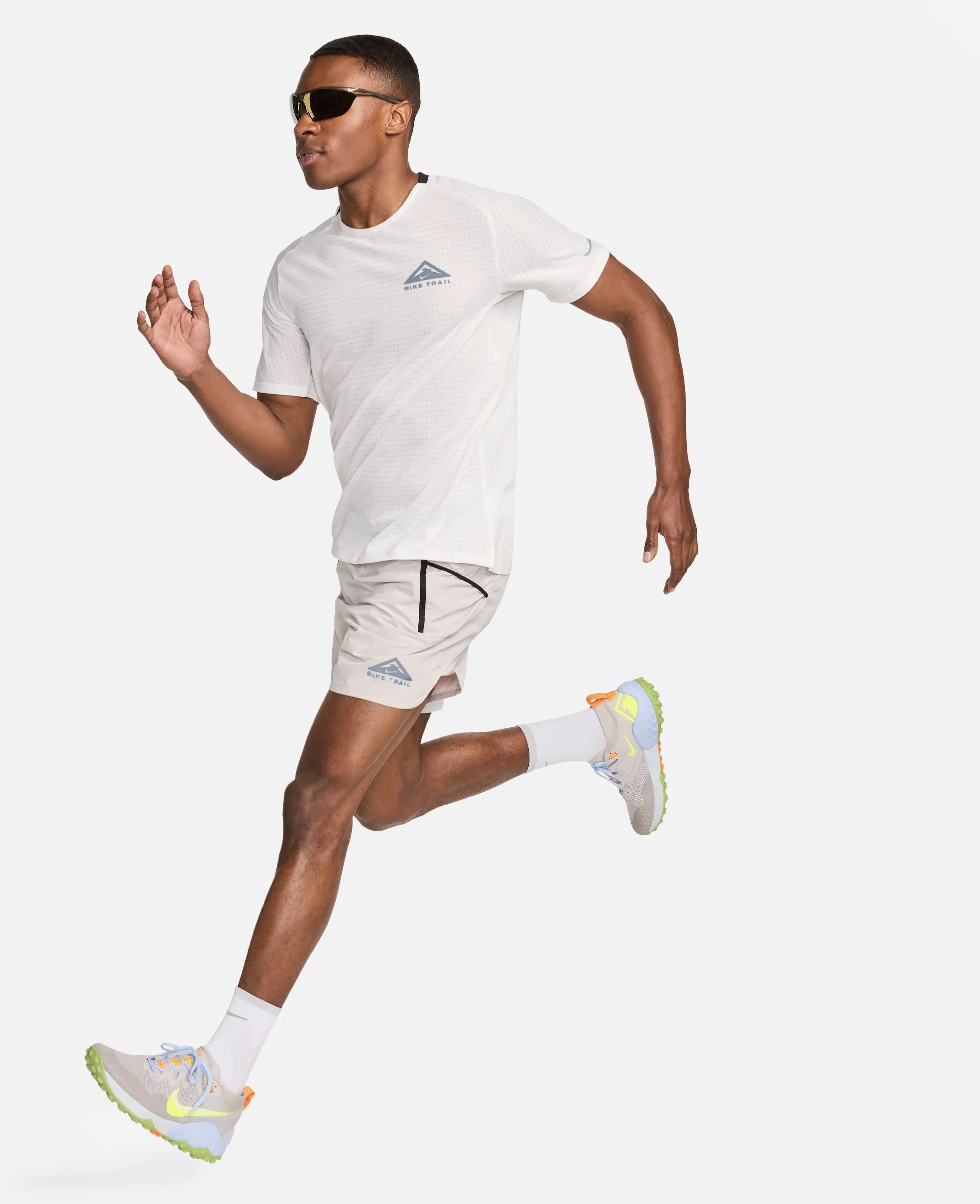 Herren Trail Solar Chase Kurzarm-Lauftop