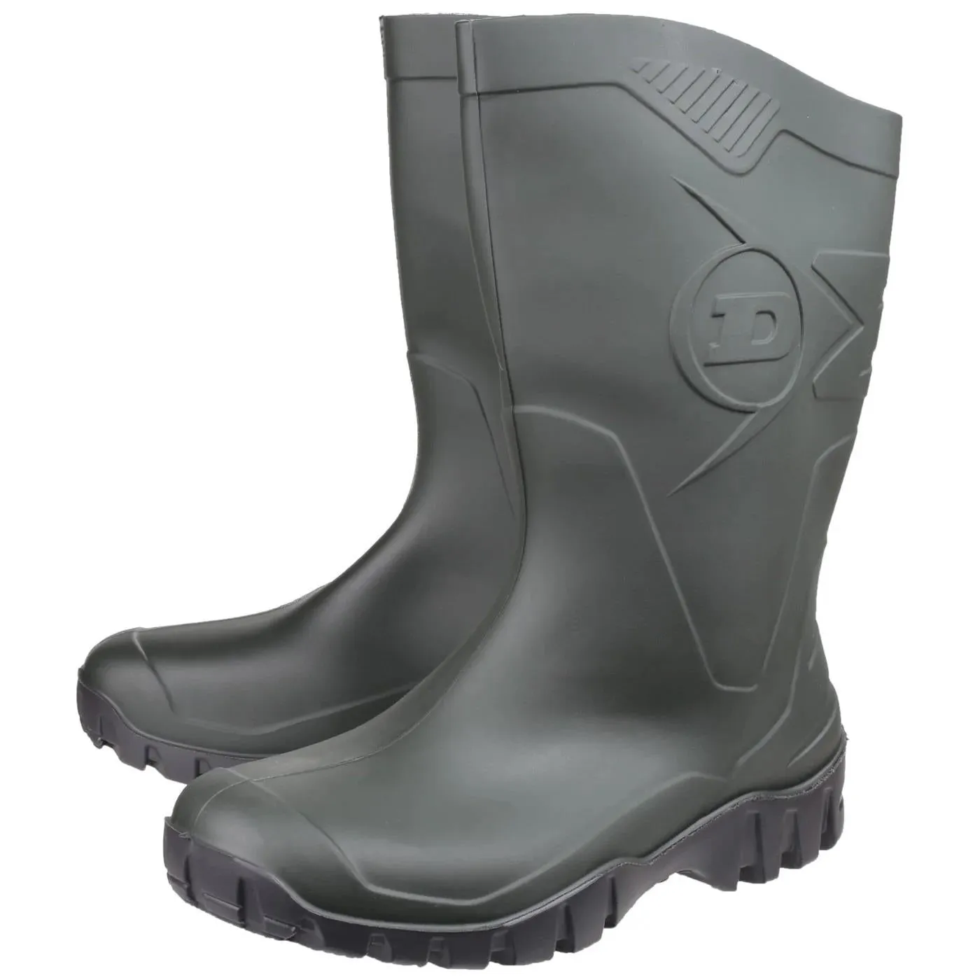Herren Weitpassform Dunlop Dee Wadenhohe Gummistiefel