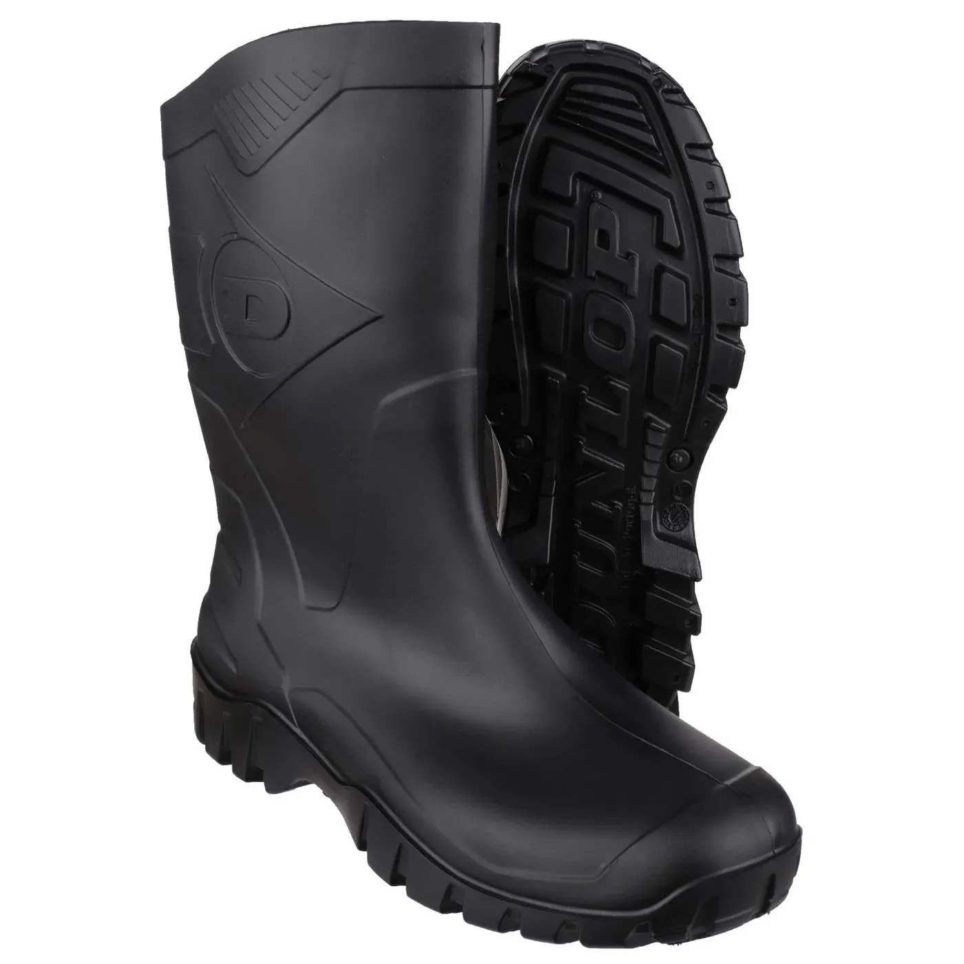 Herren Weitpassform Dunlop Dee Wadenhohe Gummistiefel