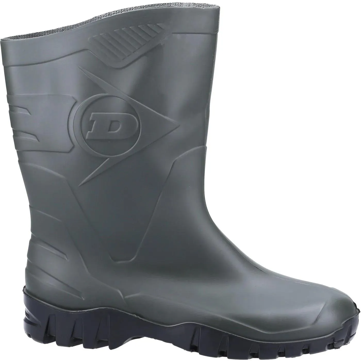 Herren Weitpassform Dunlop Dee Wadenhohe Gummistiefel