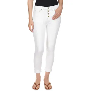 MICHAEL Michael Kors Damen Plus Skinny Jeans mit umgesäumtem Saum und Cropped-Länge