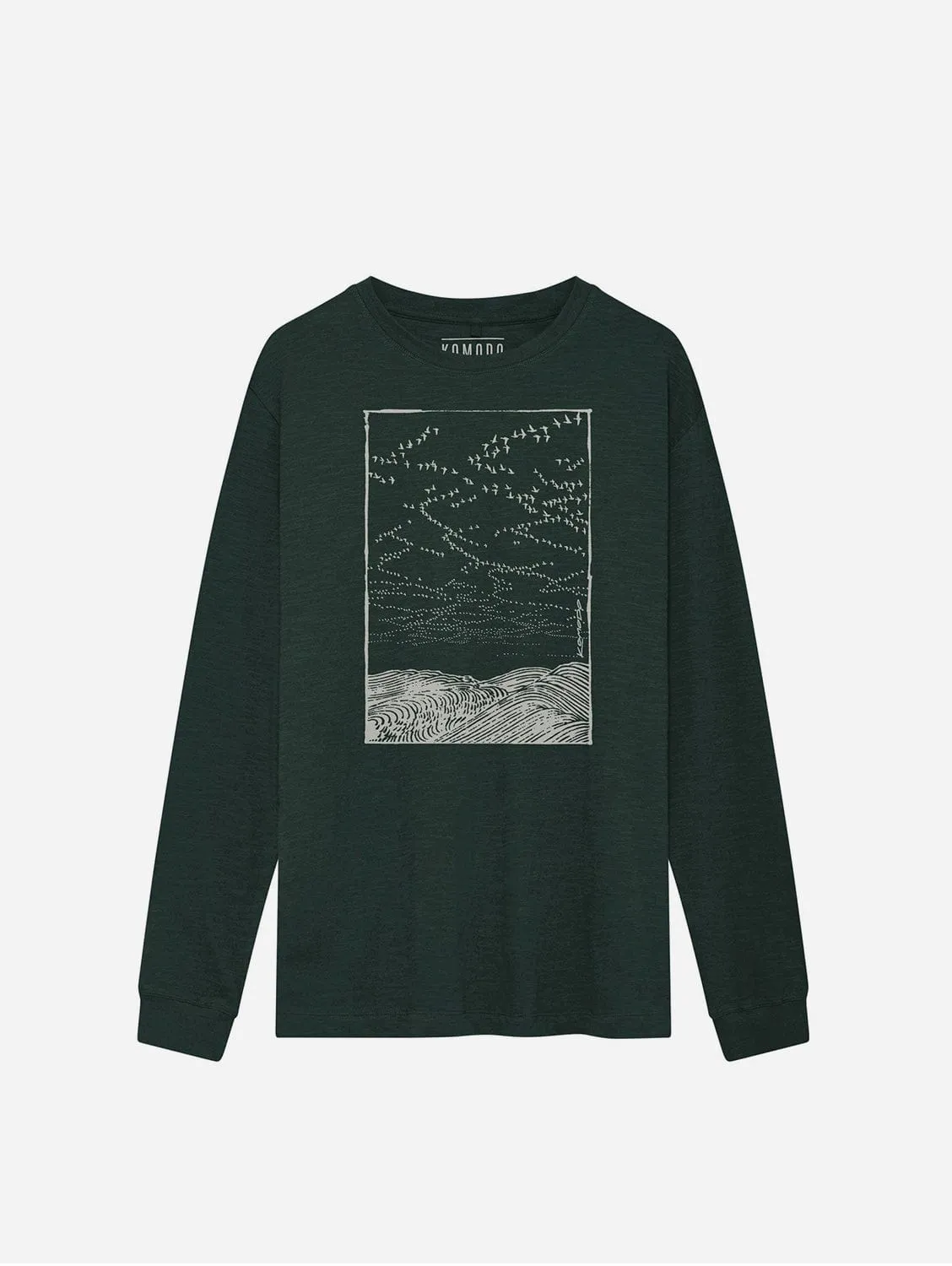 Migration Herren Bio-Baumwoll-T-Shirt | Grün