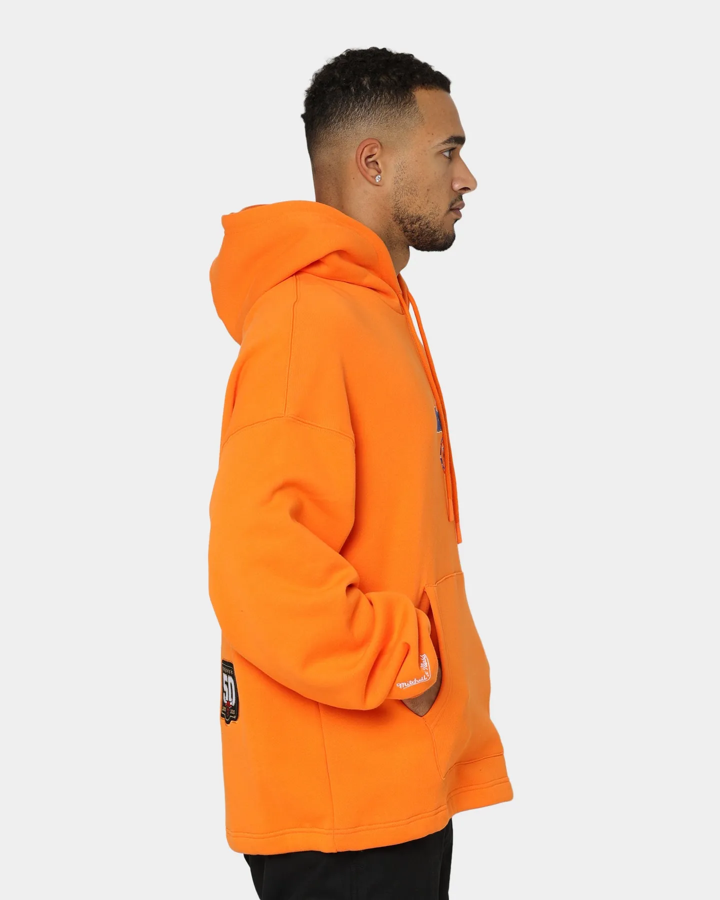 Mitchell & Ness Chicago Bulls Jubiläums-Hoodie Orange