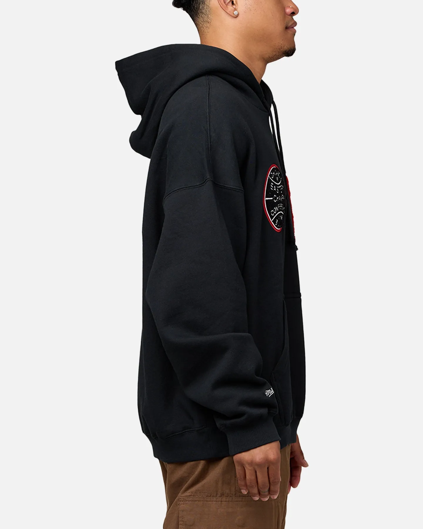Mitchell & Ness Chicago Bulls Conference Hoodie Vintage Schwarz