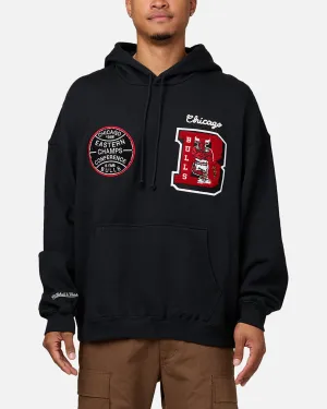 Mitchell & Ness Chicago Bulls Conference Hoodie Vintage Schwarz