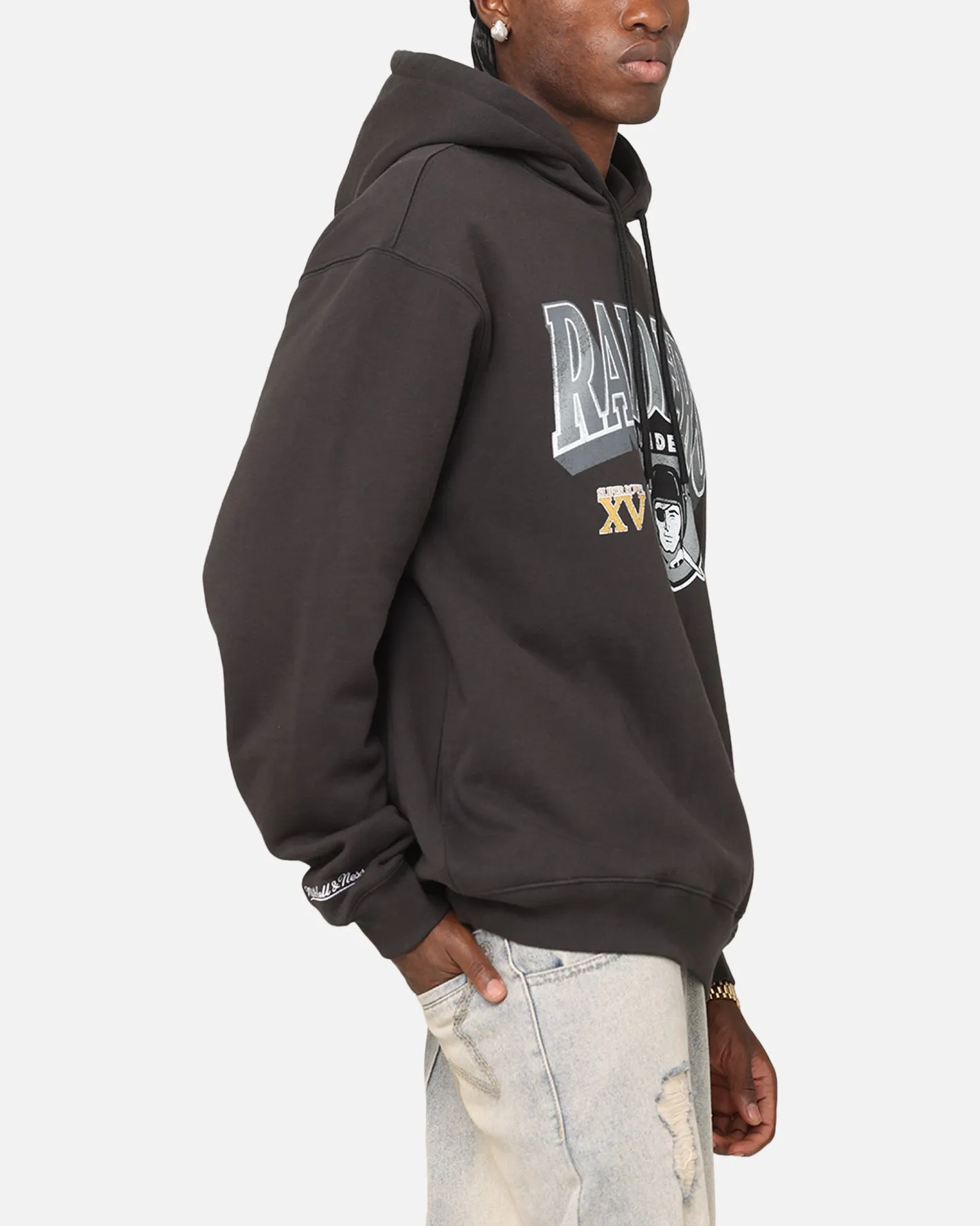 Mitchell & Ness Las Vegas Raiders Kapuzenpullover Vintage Schwarz