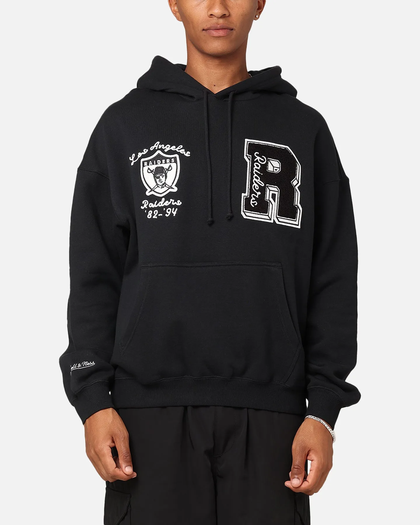 Mitchell & Ness Las Vegas Raiders Kapuzenpullover Conference Verblasstes Schwarz
