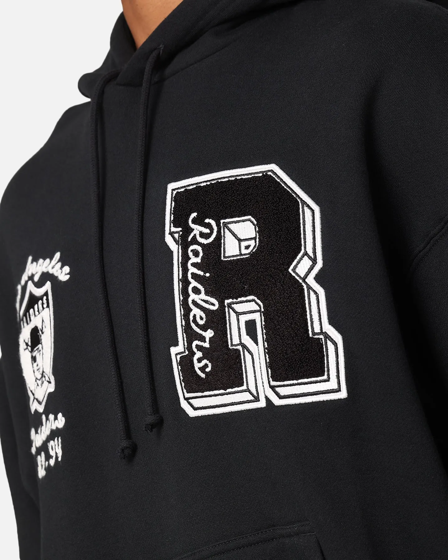 Mitchell & Ness Las Vegas Raiders Kapuzenpullover Conference Verblasstes Schwarz