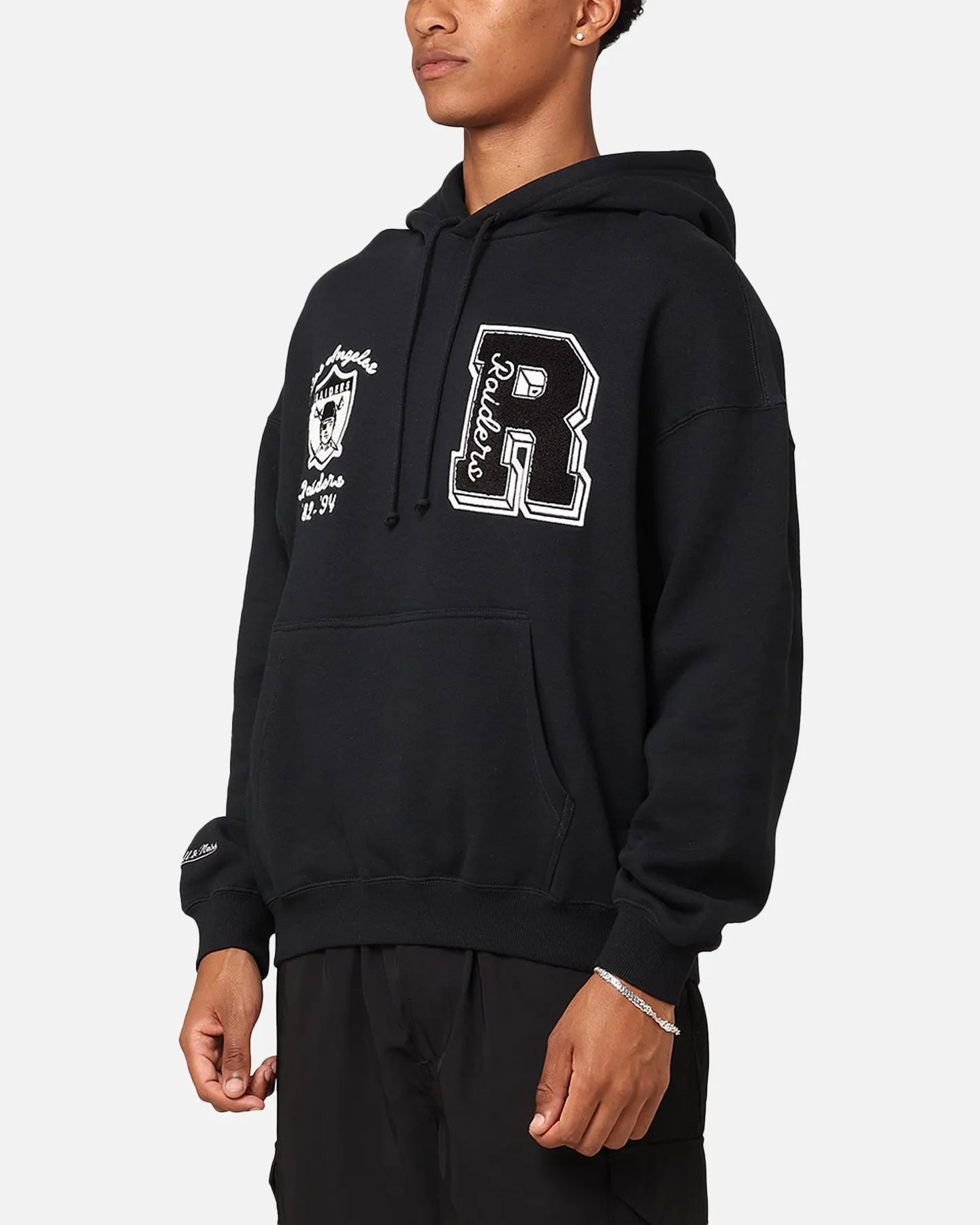 Mitchell & Ness Las Vegas Raiders Kapuzenpullover Conference Verblasstes Schwarz