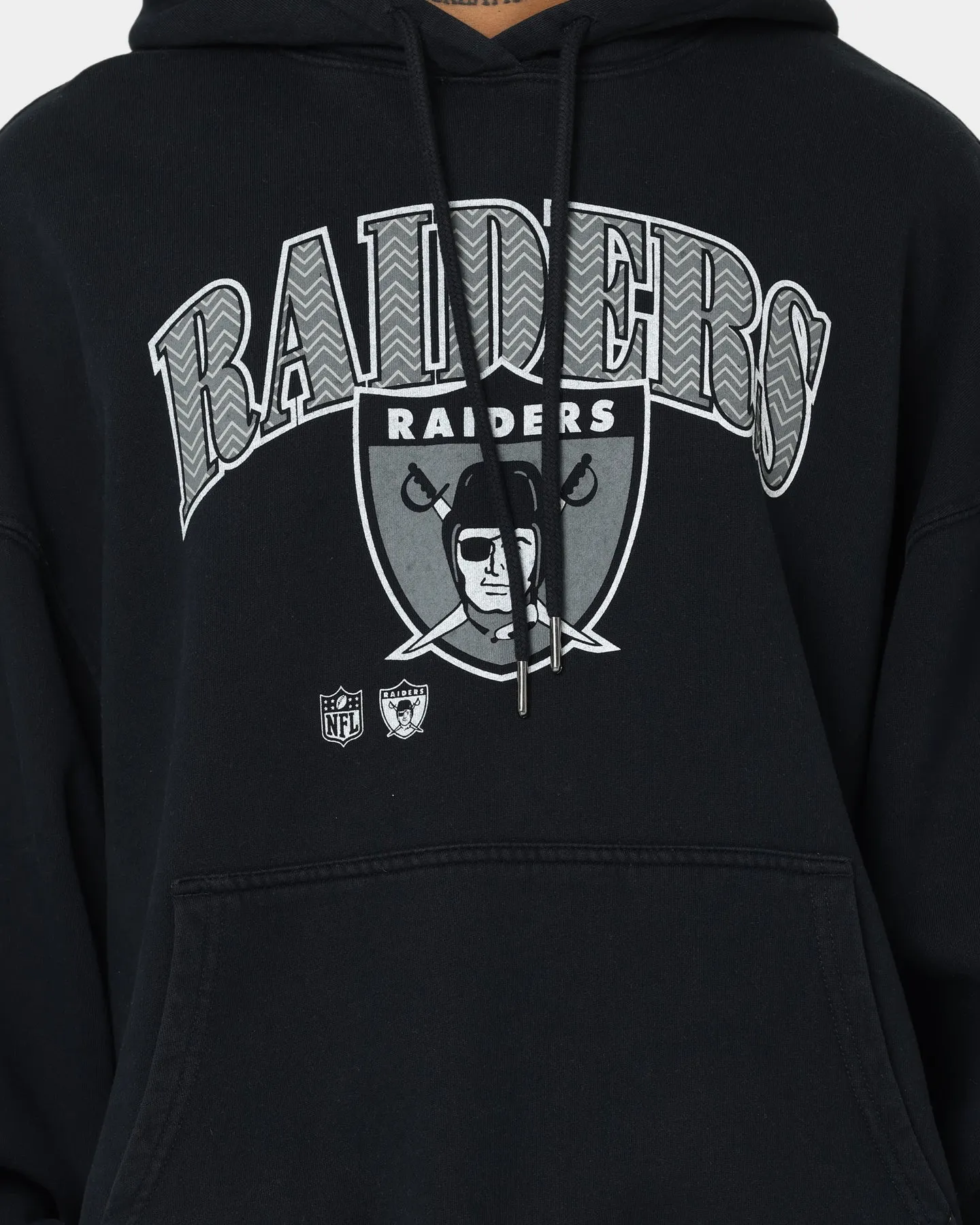 Mitchell & Ness Las Vegas Raiders Point Guard Hoodie Vintage Schwarz
