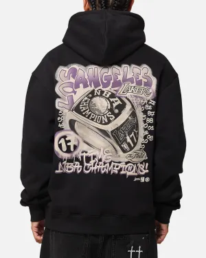 Mitchell & Ness Los Angeles Lakers Champs Graffiti Hoodie Vintage Schwarz