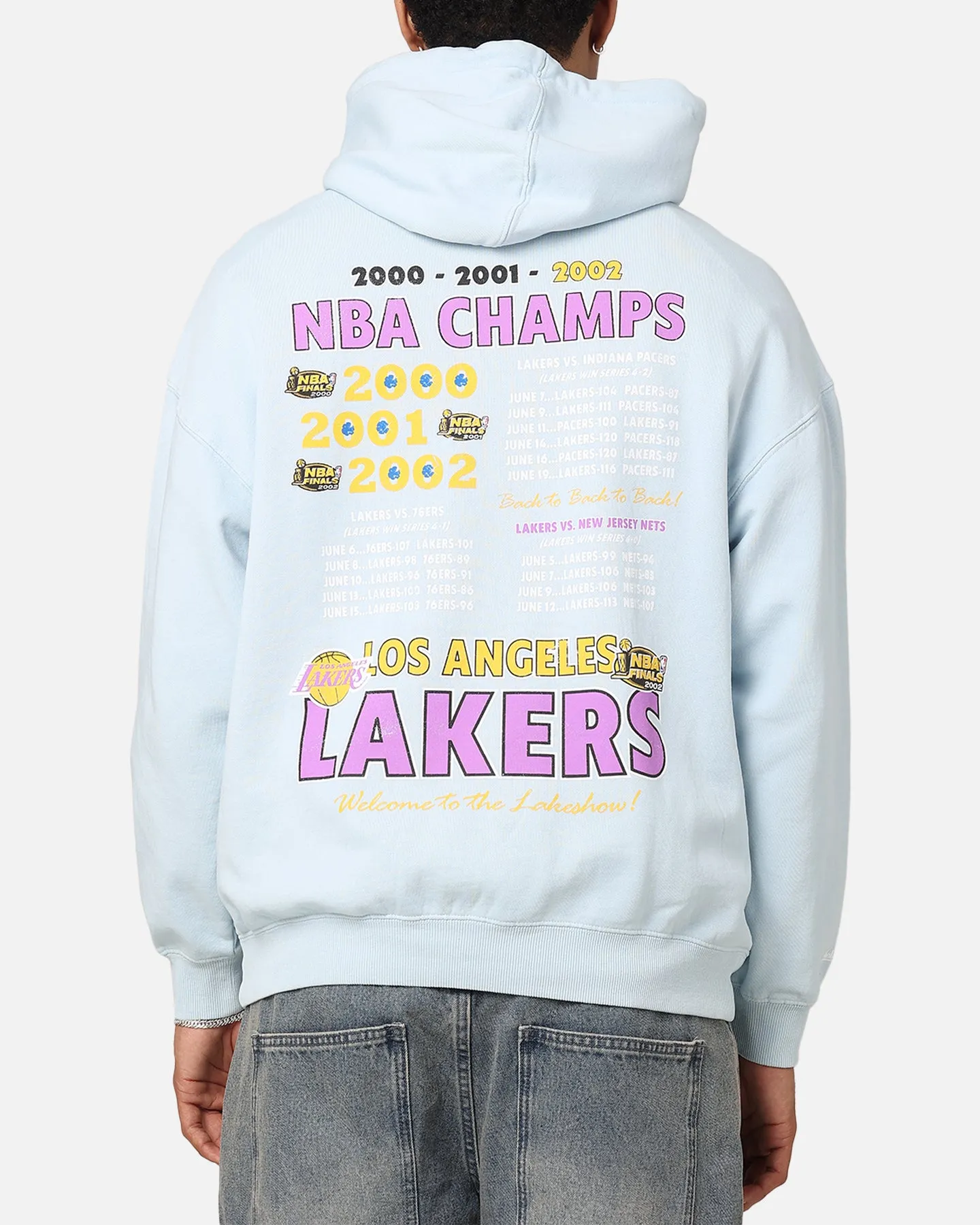 Mitchell & Ness Los Angeles Lakers Finals Champion Hoodie Hellblau